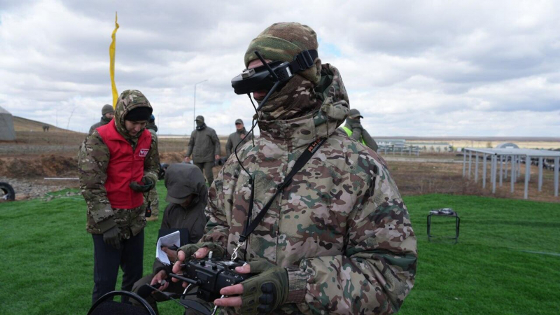 В Казахстане провели первый турнир военных дроноводов